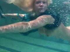 JerkMania presents: Blonde is a great swimmer with nice tits