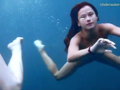 JerkMania presents: Naked ladies swim and look sexy underwater