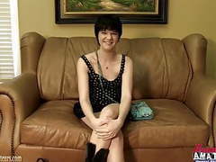 JerkMania presents: Amateur cutie playing with her pussy
