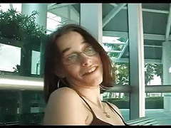 JerkMania presents: Skinny nerd nikki picked up and fucked