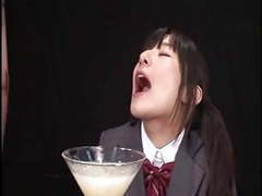 JerkMania presents: Ryoko hirosaki gokkun swallow. censored