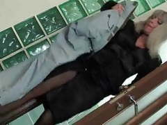 JerkMania presents: Young man enjoying a horny older woman