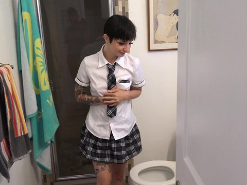 JerkMania presents: Homemade pov video of short hair stevie moon getting fucked
