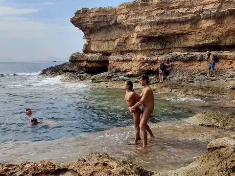 JerkMania presents: Divers watching us fuck at the beach give us some help