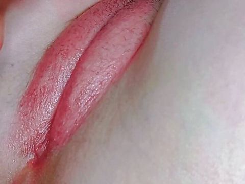 JerkMania presents: I paint my stepdaughter's pussy with lipstick to massage and use her painted pussy with my cock