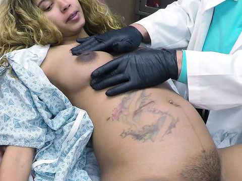 JerkMania presents: Dayanara's pregnant exam with a naughty doctor
