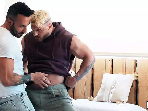 JerkMania presents: Men - eager johnny viper gets a mouthful of cum after william seed fucks his ass in doggystyle