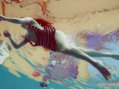 JerkMania presents: Small teen tits look even better underwater