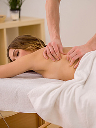 JerkMania presents: Small breasted Zoe Doll gets fucked by her hot and horny masseuse