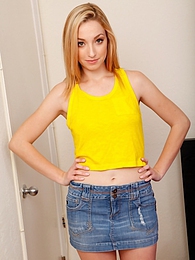 JerkMania presents: Perky breasted Zoey Parker fingering her tight pussy