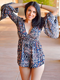 JerkMania presents: Sultry women Saraya and her girlfriend caressing each other outside